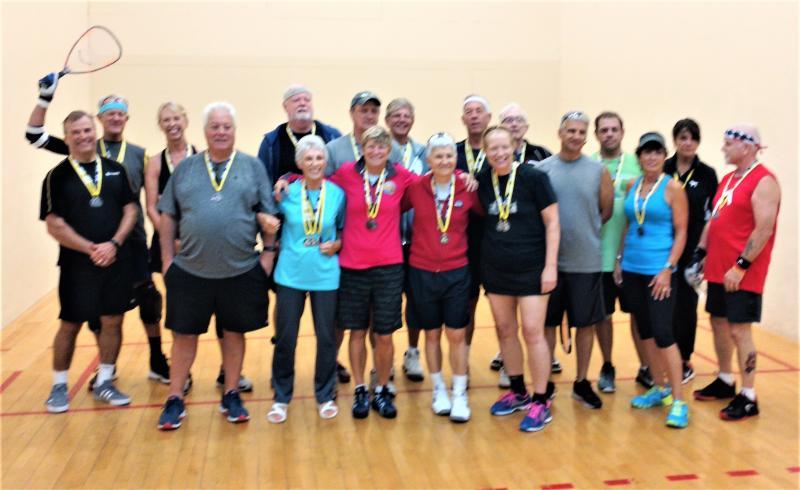 Shown in back are (l-r) Joerg Leinemann, Doug Winklemann, Michele Madeksza, Pat McGuire, Bob Burakiewicz, Bob Lamorte, John Darpino, Don Currie, Tom Thomas, Dorrette Leinemann, Jeff Broad, Deborah Clendaniel and Rich Halpin. In front are John Eikrem, Terri Rock, Ingrid Callmann, Barbara Fichetti and Carolyn Mohr. SUBMITTED PHOTO